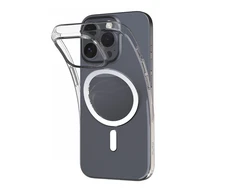 Silikoninis Puro 03 Mag MagSafe Apple iPhone 16 Pro - dėklas telefonui skaidrus