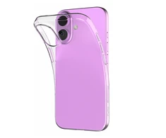 Silikoninis Puro 03 Nude Apple iPhone 16 Plus – dėklas telefonui skaidrus