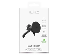 Puro Adjustable automobilinis laikiklis MagSafe Compatible – juodos spalvos