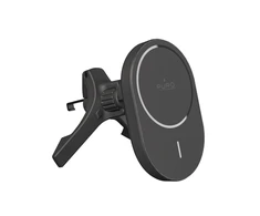 Puro Car Holder with Qi2 Charger, MagSafe Compatible - juodos spalvos