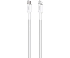 Puro Elektrik Puro Fabrik USB-C – žaibo laidas su MFI 1,2 m – baltas