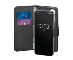 Puro Booklet Samsung Galaxy S25 - dėklas telefonui juodos spalvos