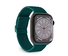 Puro ”LOOP” Elasticized Nylon apyrankė Apple Watch 38-40-41mm, žalios spalvos