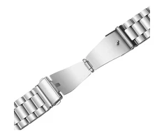 Puro METAL Stainless Steel apyrankė skirta Samsung Galaxy Watch 4 / 4 Classic / 5 / 5 Pro / 6 / 6 Classic - sidabro spalvos