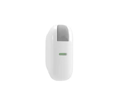 Puro Power Link 10 Plus 10000mAh Power Bank su Built-in USB-C Kabelis – baltos spalvos