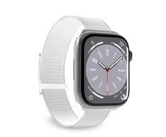 Puro ”SPORT” nylon apyrankė Apple Watch 42-44-45-49mm, baltos spalvos