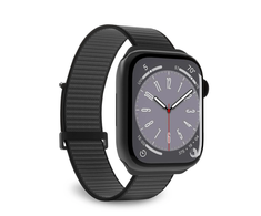 Puro ''SPORT'' nylon apyrankė Apple Watch 42-44-45-49mm. juodos spalvos