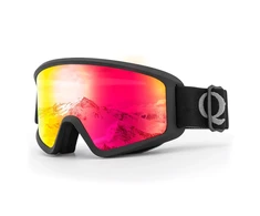 Qunature Baltas Ski Goggles Adults – Juodas