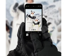 Qunature Finger Style Ski Gloves Size L – Juodas