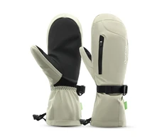 Qunature Full Length Ski Gloves Size L – šviesiai rudas