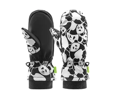 Qunature Panda Heat Transfer Ski Gloves Kids Size S – juodos ir baltos spalvos