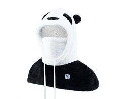 Qunature Panda Ski Balaclava for Kids/Adults Size L - Juodas/Baltas