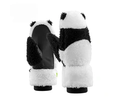 Qunature Panda Ski Gloves for Kids and Adults Size S – juodos ir baltos spalvos