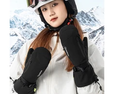 Qunature Full Length Ski Gloves Size M – juodos spalvos
