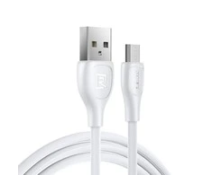 USB Micro Remax Lesu Pro laidas, 1m (baltas)
