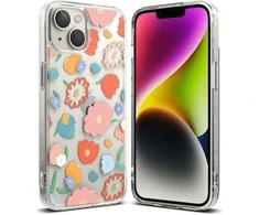 Ringke Fusion Design Armored Sleeve Gel Frame Apple iPhone 14 Plus dėklas telefonui skaidrus (Floral) (FD637E31)
