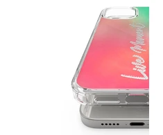 Ringke Fusion Design PC TPU Bumper iPhone 12 Pro Max dėklas telefonui rožinės ir žalios spalvos (GNAP0028)