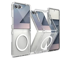 Ringke „Ring Fusion“ magnetinis „MagSafe“ dėklas „Samsung Galaxy Z Flip 7“ skydiveriui