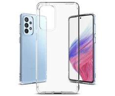 Dėklas Ringke Fusion Matte permatomas Samsung Galaxy A73 gelio rėmelis