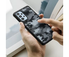 Ringke Fusion Matte frame Samsung Galaxy A73 dėklas telefonui juodos spalvos