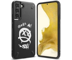 Ringke Onyx Design Durable TPU Samsung Galaxy S22 + (S22 Plus) dėklas telefonui juodos spalvos (Graffiti) ()