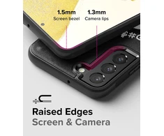 Ringke Onyx Design Durable Samsung Galaxy S22 + (S22 Plus) dėklas telefonui juodos spalvos (X) ()