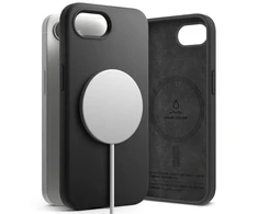 Dėklas Ringke Silicone Magsafe Case for iPhone 16e / 17e - Juodas