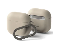 Apple AirPods 4 Ringke silikoninis dėklas jūsų ausinėms pilkos spalvos