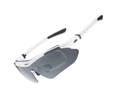 Rockbros 10142 photochromic UV400 dviratininko akiniai – baltos spalvos