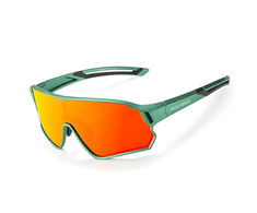 Rockbros 14110009002 polarized cycling glasses for children 8-14 metai old – žalias