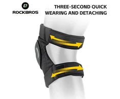 Rockbros 19230003001 knee pads – juodos spalvos