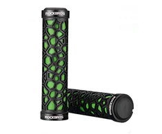 Rockbros 2017-14AGN bicycle grips – juodos spalvos and žalias