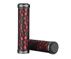 Rockbros 2017-14ARD bicycle grips – juodas and red