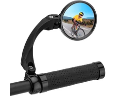 Rockbros 26210001004 bicycle mirror, right, rear – juodos spalvos