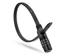 Rockbros 3240001001 bicycle lock for 0.5 m combination – juodos spalvos