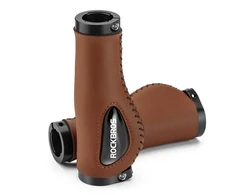 Rockbros 40720001002 leather bicycle grips – ruda