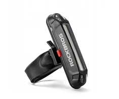 Rockbros A54BK Rear Bike Light + Micro USB – USB-A Cable – juodos spalvos