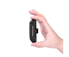 Rockbros A54BK Rear Bike Light + Micro USB – USB-A Cable – juodos spalvos