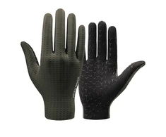 Rockbros Breathable Full Finger Cycling pirštinės, dydis: M – žalios spalvos
