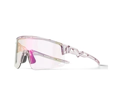 Rockbros Cycling Glasses Photochromic, with UV Protection and Corrective Insert, Clear – Violetinė