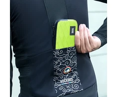 Rockbros krepšys dviračiui 30990043005 for phone, keys, wallet 0.15 l – žalios spalvos