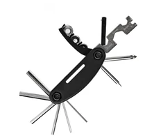 Rockbros GJ1601 16-in-1 multi-tool for bicycle repair – juodas