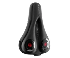 Rockbros LF044R saddle cover + rain cover – juodos spalvos and red