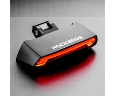 Rockbros LKWD-R1 Rear Bike Light with lazerinis and Remote Control + Micro USB – USB-A Cable – juodos spalvos