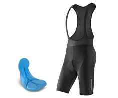 Rockbros RK2002XL bib shorts with XL pad – juodos spalvos