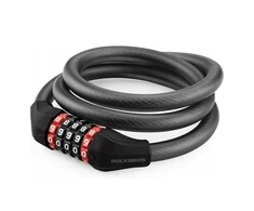 Rockbros RKS507-1BK bicycle lock with combination 1.8 m – juodos spalvos