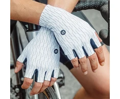 Rockbros Road Cycling pirštinės dydis: L – juodos spalvos and baltos spalvos