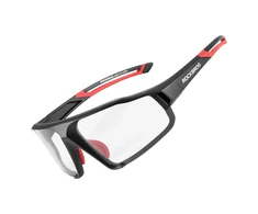 Rockbros SP216BK photochromic UV400 dviratininko akiniai – juodos spalvos and raudonos spalvos