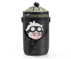 Rockbros Travel Bottle Bag su Shoulder Strap 1l – žalios spalvos