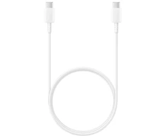 EP-DA705BWE Samsung USB-C/USB-C Data Cable 3A 1m baltos spalvos (OOB Bulk pakuotė)